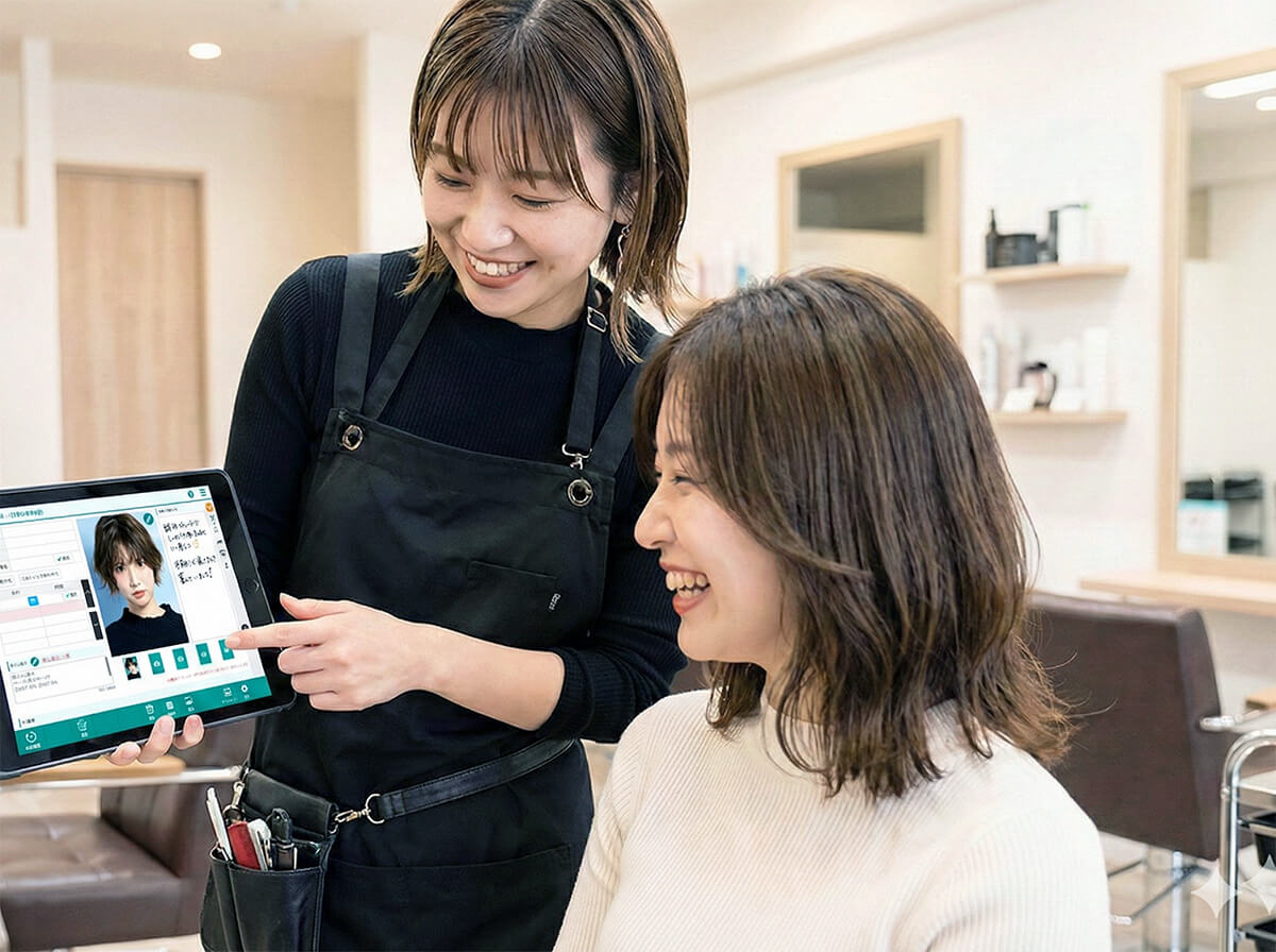 A'staff-AI サロン利用イメージ