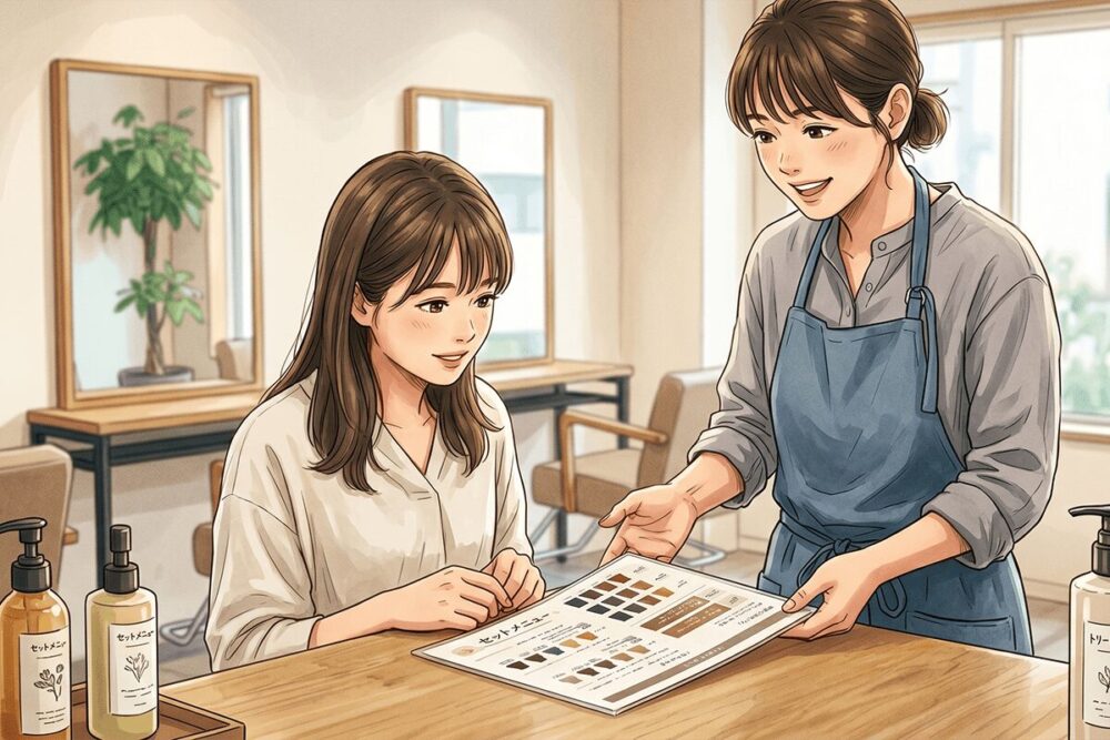 セットメニュー提案のイメージ