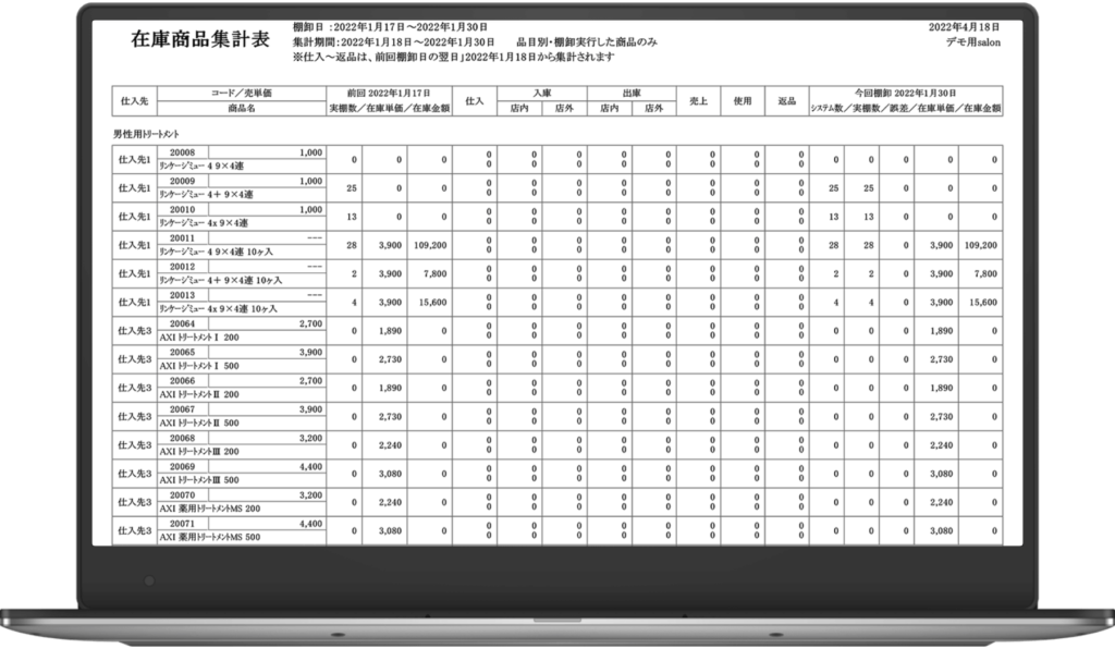 A'staff(エースタッフ)ひとつで、発注・仕入・入出庫・棚卸できます。